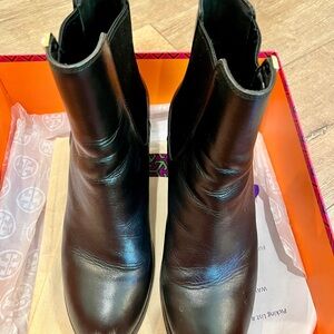 Tory Burch Black Heeled Boots